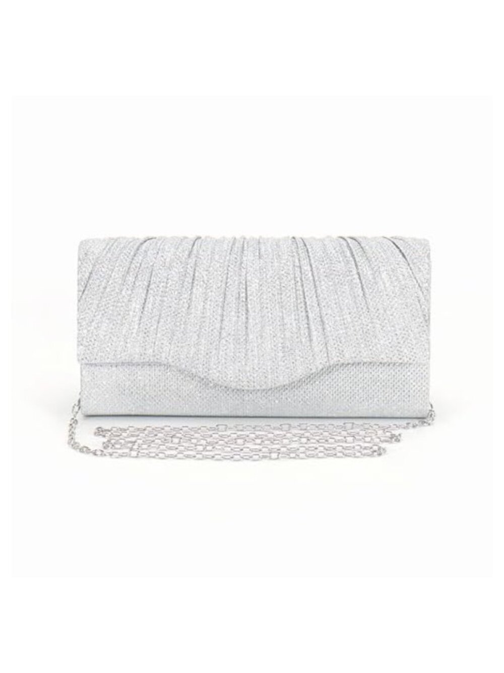 Glitter Clutch Purse with Removable Chain Evening Bag Formal Envelope
